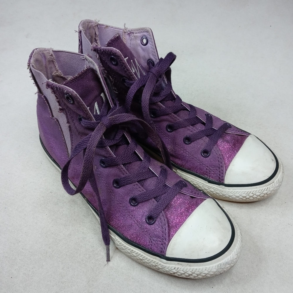 Converse Chuck Taylor All Star women purple glitte